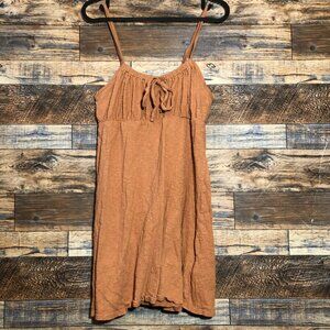 Billabong orange flowy babydoll  sun dress